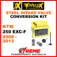 ProX KTM 250 EXCF EXC-F 2008-2013 Steel Intake Valve & Spring Upgrade Kit