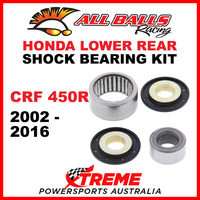 All Balls 29-5008 Honda CRF450R CRF 450R 2002-2016 Lower Rear Shock Bearing Kit