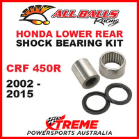 Lower Rear Shock Bearing Kit Honda CRF450R CRF 450R 2002-2015 Dirt Bike, All Balls 29-5008