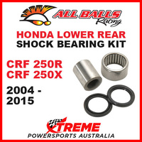 Lower Rear Shock Bearing Kit Honda CRF250R CRF250X CRF 250R 250X 04-2015, All Balls 29-5008