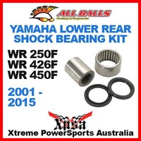 Lower Rear Shock Bearing Kit Yamaha WR250F WR426F WR450F 01-2015 Enduro, All Balls 29-5015