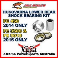 Lower Rear Shock Bearing Kit FE 450 2014 FE 350S 501S 2015 MX, All Balls 29-5066