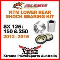 Lower Rear Shock Bearing Kit KTM SX 125 150 250 2012-2015 MX, All Balls 29-5066