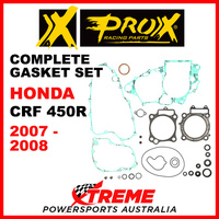 ProX Honda CRF450R CRF 450R 2007-2008 Complete Gasket Set 34.1427