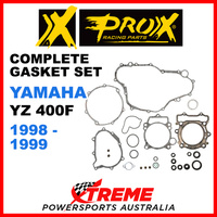 ProX Yamaha YZ400F YZ 400F 1998-1999 Complete Gasket Set 34.2418
