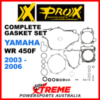 ProX Yamaha WR450F WR 450F 2003-2006 Complete Gasket Set 34.2424