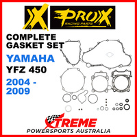 ProX Yamaha YFZ450 YFZ 450 2004-2009 Complete Gasket Set 34.2434