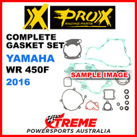 ProX Yamaha WR450F WR 450F 2016 Complete Gasket Set 34.2444