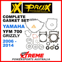 ProX Yamaha YFM 700 Grizzly 2006-2014 Complete Gasket Set 34.2707