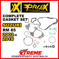 ProX For Suzuki RM85 RM 85 2002-2016 Complete Gasket Set 34.3122
