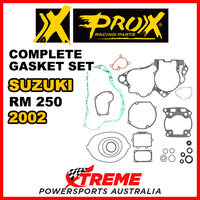 ProX For Suzuki RM250 RM 250 2002 Complete Gasket Set 34.3322