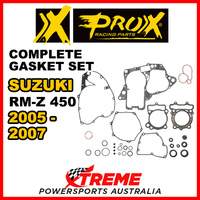 ProX For Suzuki RM-Z450 RM-Z 450 2005-2007 Complete Gasket Set 34.3405