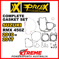 ProX For Suzuki RM-X450Z RM-X 450Z 2010-2017 Complete Gasket Set 34.3409