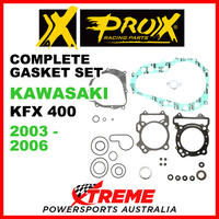 ProX Kawasaki KFX400 KFX 400 2003-2006 Complete Gasket Set 34.3423