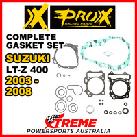ProX For Suzuki LT-Z400 LT-Z 400 2003-2008 Complete Gasket Set 34.3423