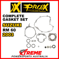 ProX For Suzuki RM60 RM 60 2003 Complete Gasket Set 34.4100