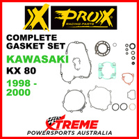 ProX Kawasaki KX80 KX 80 1998-2000 Complete Gasket Set 34.4108