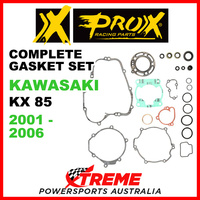 ProX Kawasaki KX85 KX 85 2001-2006 Complete Gasket Set 34.4121