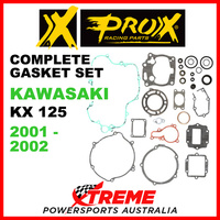 ProX Kawasaki KX125 KX 125 2001-2002 Complete Gasket Set 34.4221