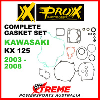 ProX Kawasaki KX125 KX 125 2003-2008 Complete Gasket Set 34.4223