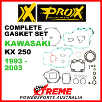 ProX Kawasaki KX250 KX 250 1993-2003 Complete Gasket Set 34.4313