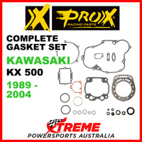 ProX Kawasaki KX500 KX 500 1989-2004 Complete Gasket Set 34.4409