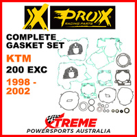 ProX KTM 200EXC 200 EXC 1998-2002 Complete Gasket Set 34.6248