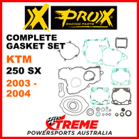 ProX KTM 250SX 250 SX 2003-2004 Complete Gasket Set 34.6323