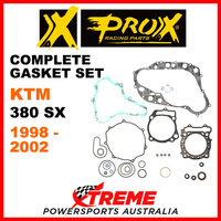 ProX KTM 380SX 380 SX 1998-2002 Complete Gasket Set 34.6346