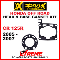 ProX Honda CR125R CR 125R 2005-2007 Head & Base Gasket Kit