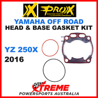 ProX Yamaha YZ250X YZ 250X 2016 Head & Base Gasket Kit