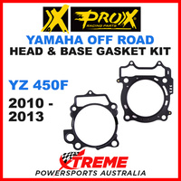 ProX Yamaha YZ450F YZF450 2010-2013 Head & Base Gasket Kit