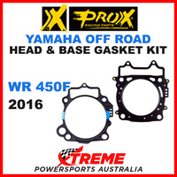 ProX Yamaha WR450FX WRF450 2016 Head & Base Gasket Kit
