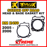 ProX For Suzuki RM-Z450 RMZ 450 2005-2006 Head & Base Gasket Kit
