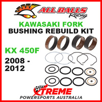 38-6075 Kawasaki KX450F KX 450F 2008-2012 MX Off Road Fork Bushing Kit
