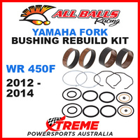 ALL BALLS 38-6075 MX OFF ROAD FORK BUSHING KIT YAMAHA WR450F WRF450 2012-2014