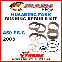 All Balls 38-6077 Husaberg 450FS-C 450 FSC 2003 Fork Bushing Kit