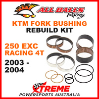 38-6077 KTM 250 EXC Racing 4T 2003-2004 MX Fork Bushing Rebuild Kit Dirt Bike