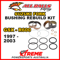 All Balls 38-6091 For Suzuki GSX-R600 GSX-R 600 1997-2003 Fork Bushing Kit