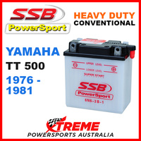SSB POWERSPORT 6V MX HEAVY DUTY BATTERY YAMAHA TT500 TT 500 1976-1981 6N6-3B-1