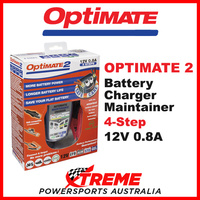 Optimate 2 Battery Charger Maintainer 4-Step 12V 0.8A Motorcycle Mx ATV 4-TM428