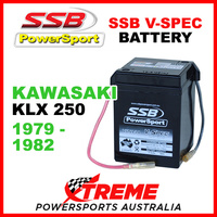 SSB Kawasaki KLX250 1979-1982 6V V-SPEC Dry Cell High Performance AGM Battery