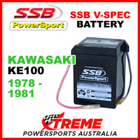 SSB Kawasaki KE100 KE 100 78-81 6V V-SPEC Dry Cell High Performance AGM Battery