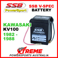 SSB Kawasaki KV100 KV 100 82-88 6V V-SPEC Dry Cell High Performance AGM Battery