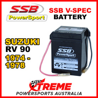 SSB For Suzuki RV90 RV 90 1974-1978 6V V-SPEC Dry Cell High Performance AGM Battery