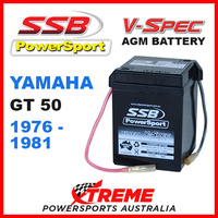 SSB 6V Yamaha GT50 GT 50 1976-1981 V-Spec Dry Cell AGM Battery 4-V6N4-2A