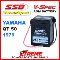SSB 6V Yamaha QT50 QT 50 1979 V-Spec Dry Cell AGM Battery 4-V6N4-2A
