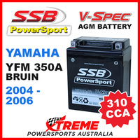 SSB 12V V-SPEC DRY CELL 310 CCA AGM BATTERY YAMAHA YFM350A BRUIN 2004-2006