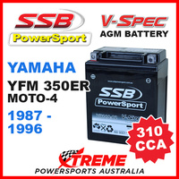 SSB 12V V-SPEC DRY CELL 310 CCA AGM BATTERY YAMAHA YFM350ER MOTO-4 1987-1996