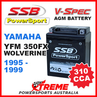 SSB 12V V-SPEC DRY CELL 310 CCA AGM BATTERY YAMAHA YFM350FX WOLVERINE 1995-1999